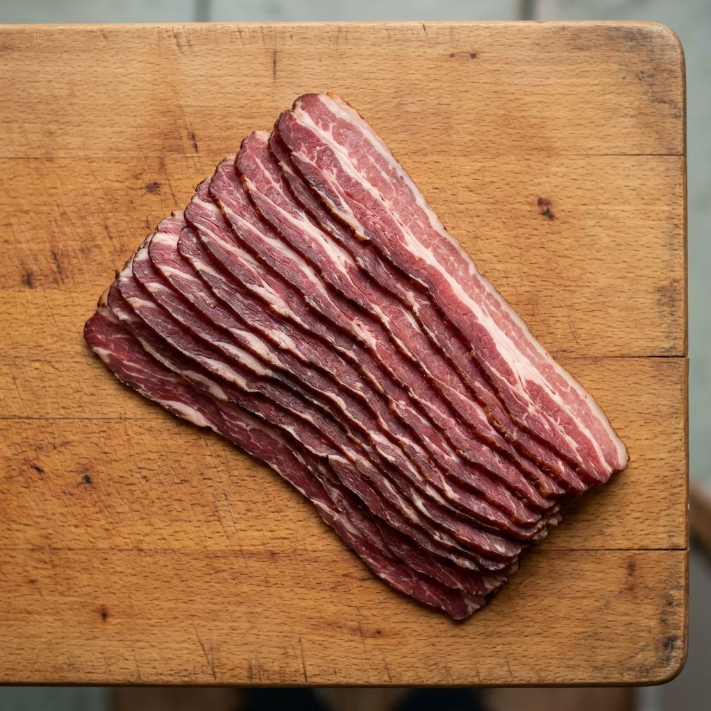 Smoked Beef Rashers / Beef Macon 350g